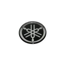 embleem Yamaha origineel logo rond zwart/chroom yamaha x01f153a1000 embleem Yamaha origineel logo rond zwart/chroom yamaha x01f153a1000