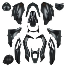 plaatwerkset DMP v/a 2020 Yamaha zwart mat 10-delig n-max 125, n-max 155