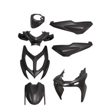 plaatwerkset yamaha zwart mat 7-delig mbk nitro, aerox 2013