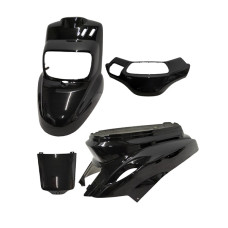 plaatwerkset vanaf 2004 Yamaha zwart glans 4-delig bws, mbk booster