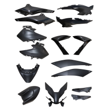 plaatwerkset yamaha 2022-2024 tech zwart mat 15-delig t-max560