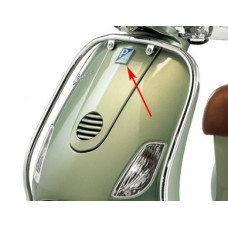 logo klik Piaggio origineel piaggio voorscherm euro-2/4/5 elettrica, gts alle mod., gtv, primavera, sprint, vespa vxl 125/150, lxv 576464
