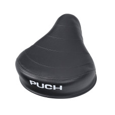 zadel met opdruk (made in EU) vlak model zwart puch maxi zadel met opdruk (made in EU) vlak model zwart puch maxi