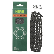 ketting aanloop 410 1/2x1/8 112 schakels bromfiets vespa, fiets, puch maxi