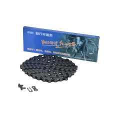 ketting aanloop 410 1/2x1/8 112 schakels bromfiets vespa, fiets, puch maxi