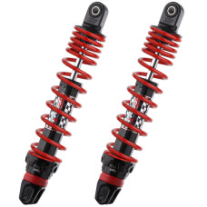 schokbrekerset yss hybrid DTG maxi scooter kymco 390mm rood/zwart people s 300, people-s 250 schokbrekerset yss hybrid DTG maxi scooter kymco 390mm rood/zwart people s 300, people-s 250