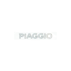 embleem Piaggio origineel woord [piaggio] achterscherm 3D zwart/chroom zip 4t 2h002014