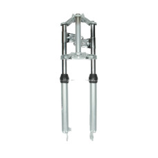 voorvork EBR kort breed compleet zilver puch maxi
