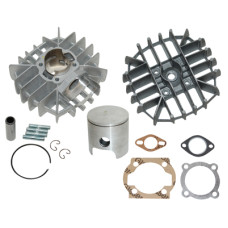 cilinder met kop airsal aluminium nikasil 46mm condor, puch maxi cilinder met kop airsal aluminium nikasil 46mm condor, puch maxi