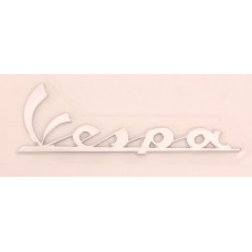 embleem woord [vespa] model origineel 10cm aluminium primavera, sprint, vespa lx, vespa S 656219
