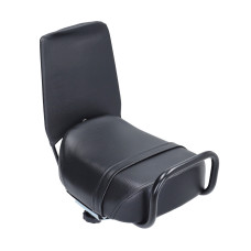 duo-seat + rugsteun (made in EU) zwart agm Goccia, bromfiets vespa duo-seat + rugsteun (made in EU) zwart agm Goccia, bromfiets vespa