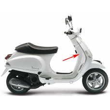 beenschild Piaggio origineel wit monte 544 vespa S 65711800br beenschild Piaggio origineel wit monte 544 vespa S 65711800br