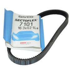 v-snaar dayco/pirelli 621x16.3 10inch pk50 7101 v-snaar dayco/pirelli 621x16.3 10inch pk50 7101