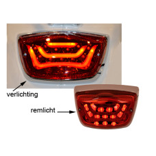 achterlicht DMP led rood lxv, vespa lx, vespa S