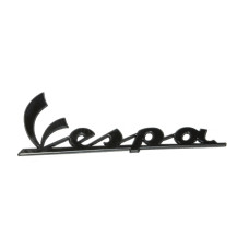 embleem Piaggio origineel woord [vespa] voorscherm 10cm smoke vespa S 672060
