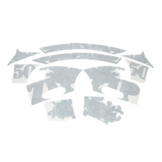 stickerset Piaggio origineel special camouflage zwart mat zip2000 675153