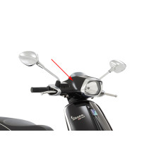 stuurkap Piaggio origineel boven zwart lucido 94 sprint 1b00007100090