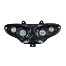 koplampunit halogeen 4 lampen zwart gilera runner 50/125/180