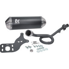 uitlaat Turbokit euro-5 50cc 4T 21-24 zwart mat aprilia, sxr uitlaat Turbokit euro-5 50cc 4T 21-24 zwart mat aprilia, sxr