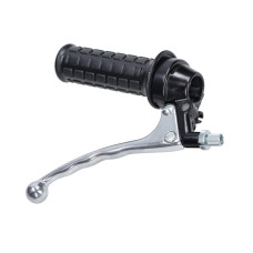gas / remhendel lusito compleet (made in EU) rechts zwart/alu Tomos A35, camino gas / remhendel lusito compleet (made in EU) rechts zwart/alu Tomos A35, camino