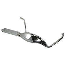 uitlaat tecno hoog fish 28mm chroom tomos, a3, a35 uitlaat tecno hoog fish 28mm chroom tomos, a3, a35