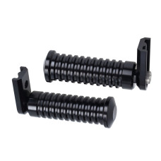 voetsteunset Fast Arrow Pro cnc universeel rond zwart a3, Tomos A35