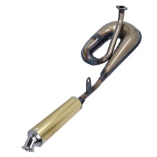 uitlaat tecno circuit blank/goud tomos, a3, a35