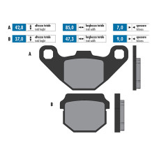 remblokset polini aprilia, derbi, gilera, rieju, sherco , ludix, nrg power, rush, speedfight, stalker, tgb, viva 174.0074 remblokset polini aprilia, derbi, gilera, rieju, sherco , ludix, nrg power, rush, speedfight, stalker, tgb, viva 174.0074