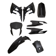 plaatwerkset TNT derbi glans zwart 8-delig past op gilera RCR, gilera SMT, senda x-treme vanaf 2018 plaatwerkset TNT derbi glans zwart 8-delig past op gilera RCR, gilera SMT, senda x-treme vanaf 2018