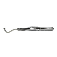 uitlaat jamarcol standaard (made in EU) 22mm schuin origineel model chroom puch maxi
