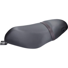 buddyseat sport euro-2/4/5 rode stiksels zwart piaggio, zip 4t