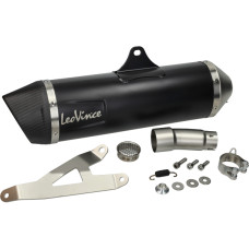 uitlaat Leovince e-keur slip-on nero 400/500cc zwart mat/carbon mp3, beverly, fuoco, x8, x9 14005