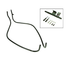 sierbeugelset Regia voorzijde (made in EU) glans zwart lx, vespa, vespa S