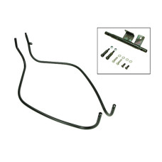 sierbeugelset Regia voorzijde mat zwart lx, vespa, vespa S sierbeugelset Regia voorzijde mat zwart lx, vespa, vespa S
