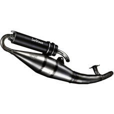 uitlaat Leovince hand made tt zwart sco piaggio 2t 4060b