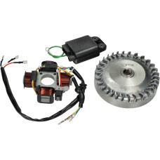 ontsteking+vliegwiel BGM PRO electrisch set 805gr pro 12v ciao, citta, si bgm666ci2s ontsteking+vliegwiel BGM PRO electrisch set 805gr pro 12v ciao, citta, si bgm666ci2s