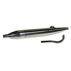 uitlaat jamarcol met bocht model sigaar 28mm chroom puch maxi uitlaat jamarcol met bocht model sigaar 28mm chroom puch maxi
