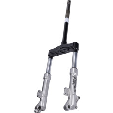voorvork EBR hydraulisch compleet zilver runner 125cc, runner 200cc, runner 180cc voorvork EBR hydraulisch compleet zilver runner 125cc, runner 200cc, runner 180cc