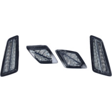 knipperlichtset Moto-Nostra led/matrix euro-4/5 2023> voor/achter smoke 4pcs gts 125cc, gts 300, gts 310, gtv mn633ktb