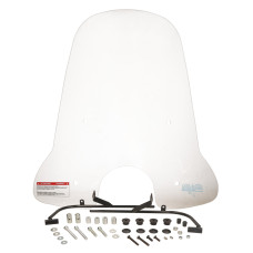 windscherm DMP met bevestigingsset hoog sym 73cm helder fiddle, fiddle 2