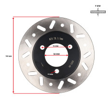 remschijf Sym origineel euro-3 voor 190mm cello/allo, fiddle 2, fiddle 3, jet euro X, orbit, xpro 45121-aaa-000-k-m3