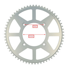 achterkettingwiel esjot 420-1/4 aluminium 62t beta rr50