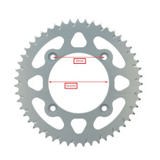 achterkettingwiel esjot 420-1/4 aluminium 51t beta rr50