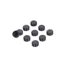 afdekdop Moto-Nostra set transmissiedeksel carterdeksel m6 zwart 10pcs piaggio, vespa, gts mn1077x