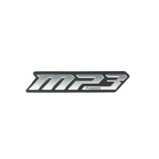 embleem Piaggio origineel stuur woord [mp3] euro-5/5+ mp3 530 HPE, mp3-310cc, mp3-400cc 2h005224