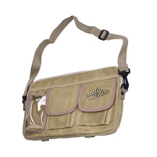 schoudertas Moto-Nostra universeel 4-vaks beige bromfiets, gts, gtv, primavera, scooter, sprint, vespa