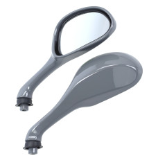 spiegelset fast-arrow painted nardo grijs gilera runner 50/125/180, zip2000