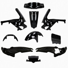 plaatwerkset origineel model zwart metallic 10-delig gilera runner 50/125/180 plaatwerkset origineel model zwart metallic 10-delig gilera runner 50/125/180