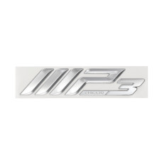 embleem Piaggio origineel woord [mp3] 300/400/500 zilver mp3 1b001460