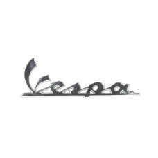 embleem chroom Piaggio origineel woord [vespa] Euro-5/5+ vespa elettrica, sprint, primavera 2h004256